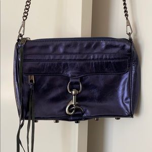 Rebecca Minkoff Metallic Purple MAC Bag
